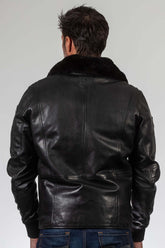 Royal Air Force Gibson leather jacket black Men